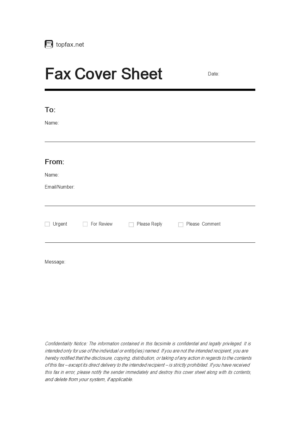 how to make cover letter for fax